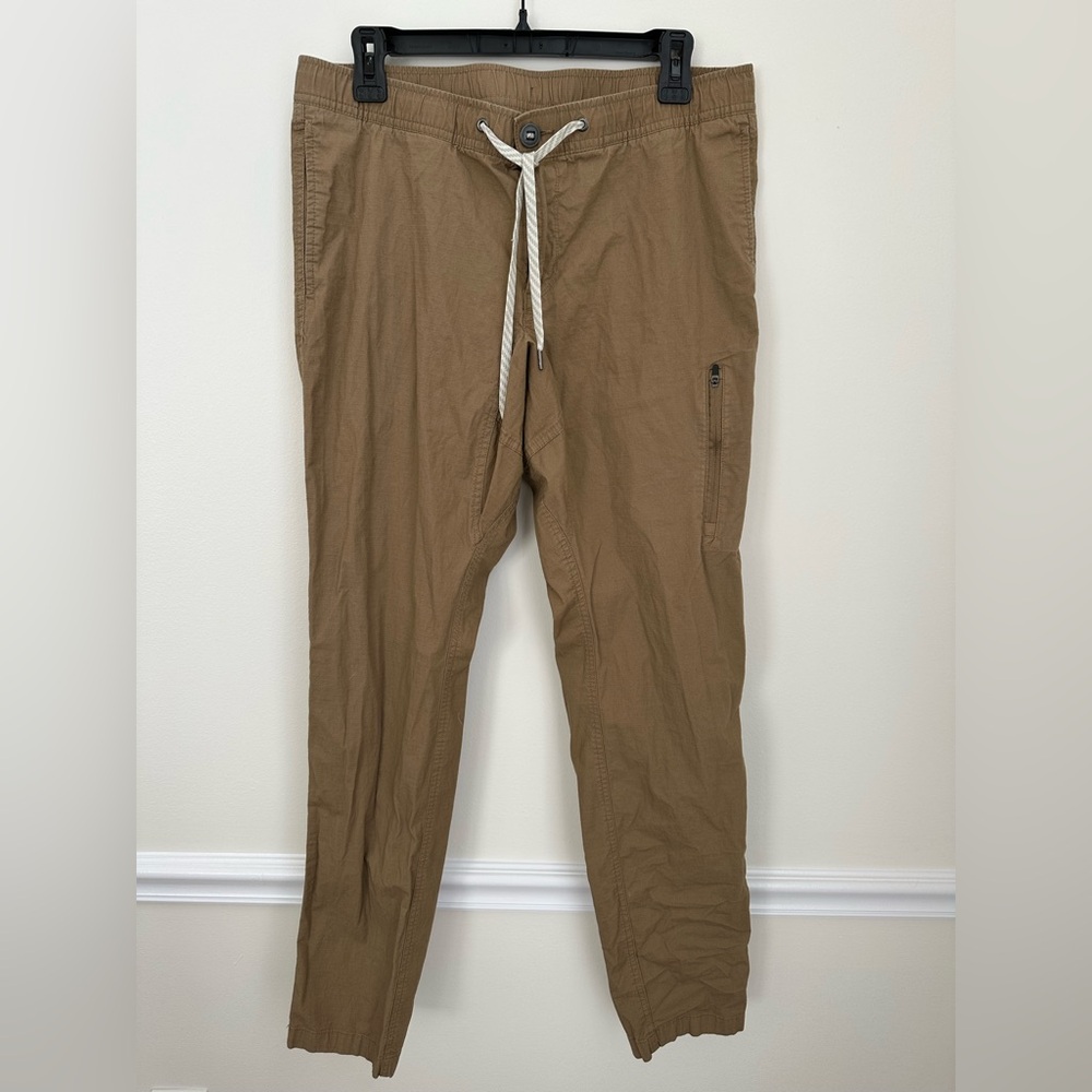 Vuori The Rise The Shine Men's Khaki Pants Sz Large